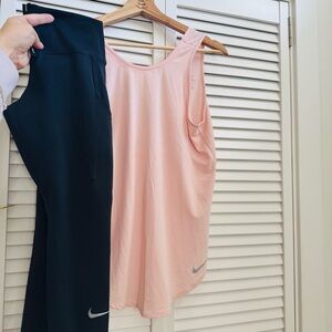 Nike Light Pink Athletic Tank Top